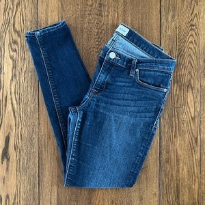 Hudson Women’s Mid-Rise Krista Super Skinny Jeans in Dark Wash, size 29